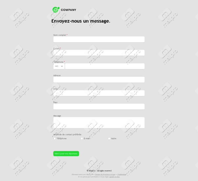 Contact / Demande 03