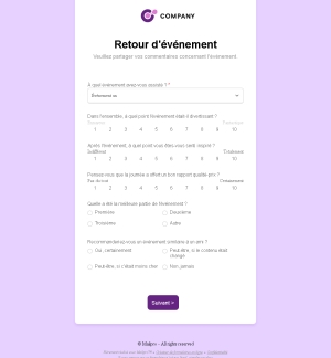 Retour d'événement