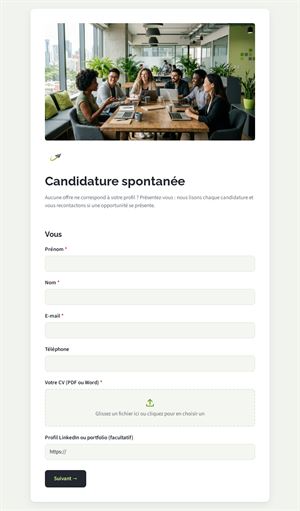 Candidature spontanée