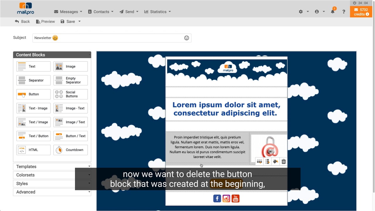 Wie Sie eine Nachricht von unserem Builder erstellen