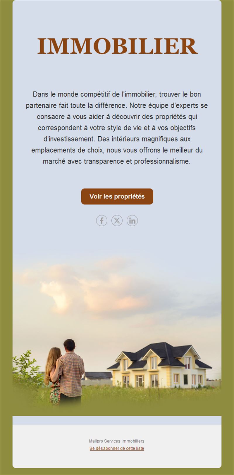 Elegant Real Estate Layout
