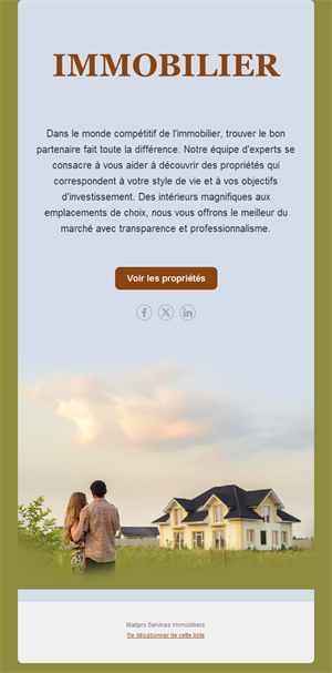 Elegant Real Estate Layout